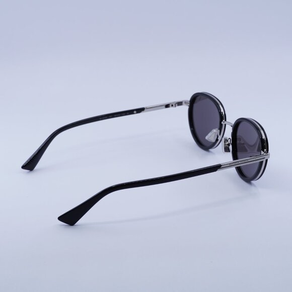 🕶️ New Bottega Veneta BV1372S 001 Sunglasses - Black/Silver Frame, Grey Lenses - Picture 9 of 10
